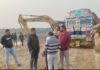 बालू/मोरम के अवैध खनन पर टास्क फॉर्स की कार्रवाई