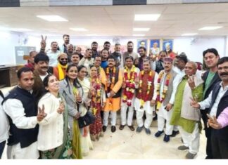 भाजपा के आशीष तिवारी नगर निगम उप सभापति निर्विरोध निर्वाचित