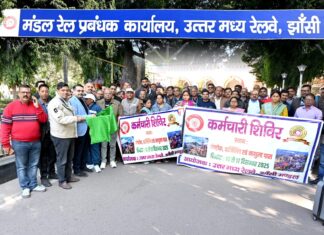 हवाई यात्रा का अनुभव व सिक्किम के प्राकृतिक सौंदर्य को देखने 49 रेल कर्मी रवाना