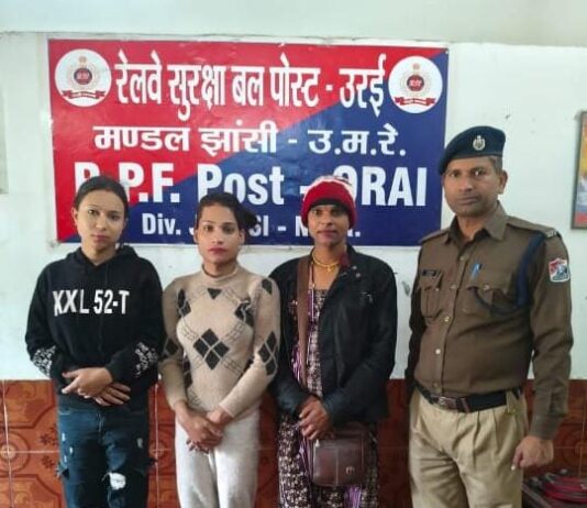 ट्रेन यात्रियों से अवैध वसूली पर किन्नरों के विरुद्ध विशेष अभियान के तहत कार्रवाई