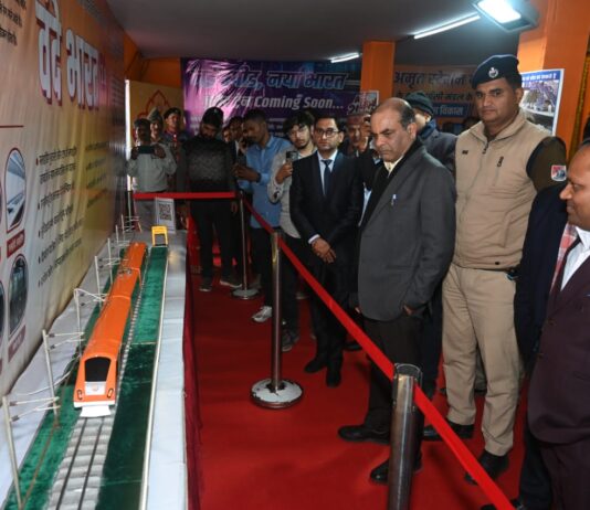 ग्वालियर व्यापार मेले में प्रदर्शनी में दिखी रेल की विकास गाथा