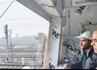 #DRM द्वारा टावर वैगन से ग्वालियर–भिंड रेल खंड का निरीक्षण