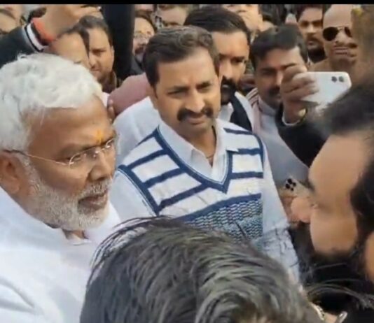 यूपी के केबिनेट मंत्री व BJP विधायक के बीच नोंकझोंक