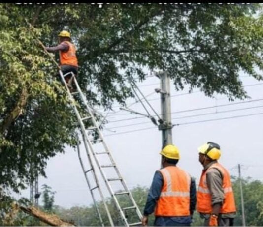 # Jhansi ताकि सिग्नल साफ़ साफ़ दिखें व ओएचई बाधित न हो