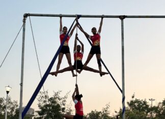 #Jhansi अभा खेलो इण्डिया में #मल्लखम्भ विजेता टीम सम्मानित