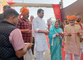 सुसज्जित मानस पुष्प वाटिका विवाह घर का शुभारंभ