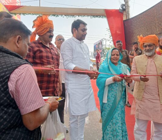 सुसज्जित मानस पुष्प वाटिका विवाह घर का शुभारंभ