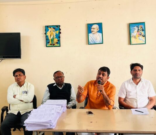 विधायक राजीव सिंह द्वारा संगठनात्मक मजबूती, बूथ प्रबंधन व आगामी निर्वाचन तैयारियों पर विस्तृत चर्चा