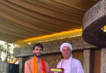 ओरछा में युवनाद सम्मान 2026 से सम्मानित हुए कुशराज