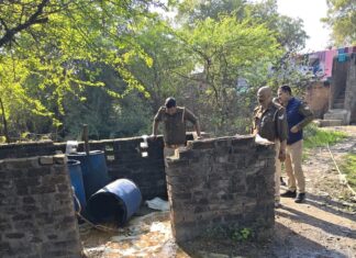 आबकारी का प्रवर्तन अभियान, 125 लीटर कच्ची शराब बरामद