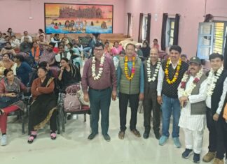 ब्लॉक बड़ागांव प्राथमिक शिक्षक संघ कै अध्यक्ष मनोज शर्मा व मंत्री महेश यादव निर्विरोध निर्वाचित