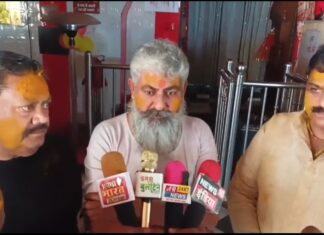 महाशिवरात्रि : महाकाली विद्यापीठ मंदिर में पारंपरिक “हल्दी” छाई, गूंजे मंगल गीत