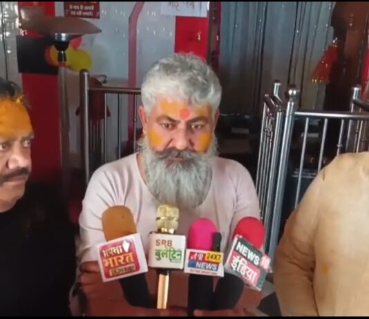 महाशिवरात्रि : महाकाली विद्यापीठ मंदिर में पारंपरिक “हल्दी” छाई, गूंजे मंगल गीत