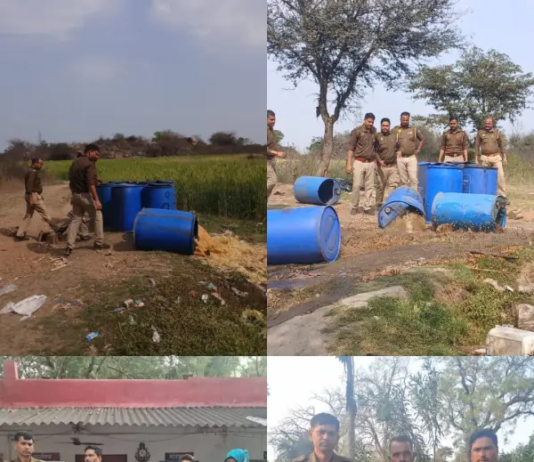 विशेष प्रवर्तन अभियान, 915 लीटर अवैध शराब बरामद