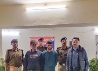 आरपीएफ उरई द्वारा चोरी गई रेल संपत्ति बरामद, दो आरोपियों की गिरफ्तारी