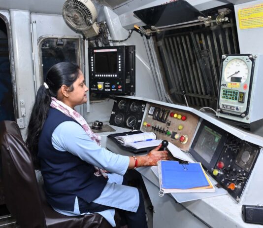अंतर्राष्ट्रीय महिला दिवस पर झांसी रेल मंडल में महिला शक्ति को सैल्यूट — महिलाओं ने संभाली रेल संचालन की कमान