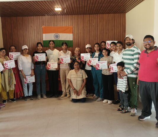 अंतर्राष्ट्रीय महिला दिवस : “बहादुर महिला दौड़” संवाद-सम्मान