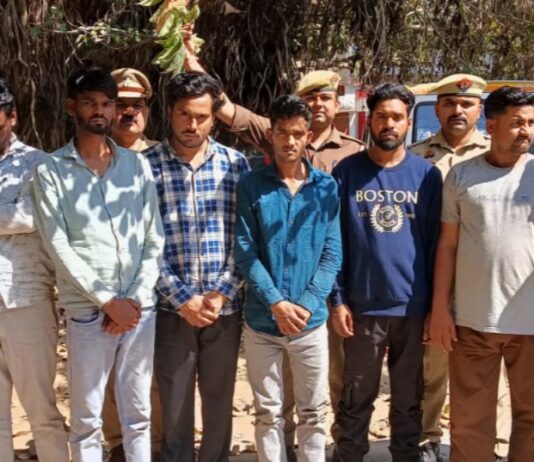 मुठभेड में 4 गैस सिलिंडर चोर सहित 7 दबोचे, 524 सिलिंडर बरामद