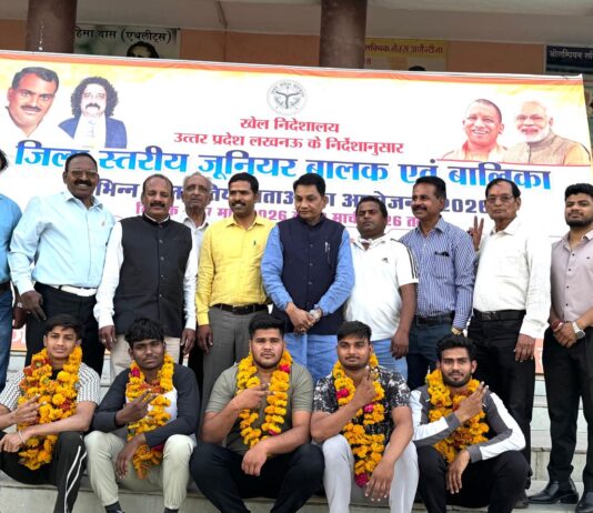 मेजर ध्यानचंद स्टेडियम में गूंजा पहलवानों का दमखम