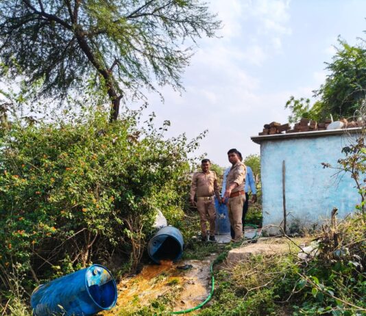 आबकारी का प्रवर्तन अभियान, 660 लीटर अवैध शराब बरामद