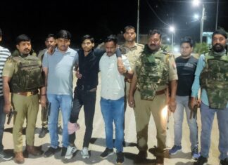 पुलिस कस्टडी से 15 दिन पूर्व रफूचक्कर मप्र का शातिर चोर मुठभेड में हुआ लंगड़ा