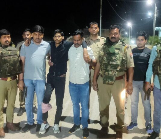 पुलिस कस्टडी से 15 दिन पूर्व रफूचक्कर मप्र का शातिर चोर मुठभेड में हुआ लंगड़ा