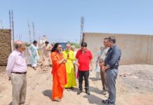 #Jhansi चिन्मय मिशन आश्रम का निर्माण का स्वामी अभेदानंद द्वारा अवलोकन