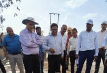 नव विद्युतीकृत ब्रॉड गेज थर्ड रेल लाइन पर 25 KV AC कर्षण वितरण प्रणाली का निरीक्षण