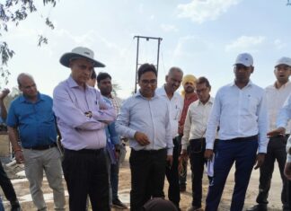 नव विद्युतीकृत ब्रॉड गेज थर्ड रेल लाइन पर 25 KV AC कर्षण वितरण प्रणाली का निरीक्षण