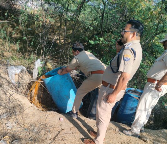 आबकारी का विशेष प्रवर्तन अभियान, 585 लीटर अवैध शराब बरामद