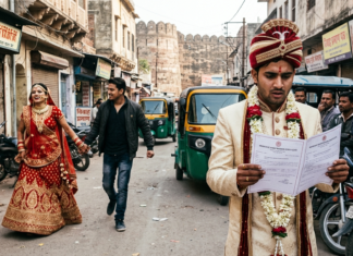 सामूहिक विवाह का चेक मिलते ही प्रेमी संग रफूचक्कर हुई दुल्हन