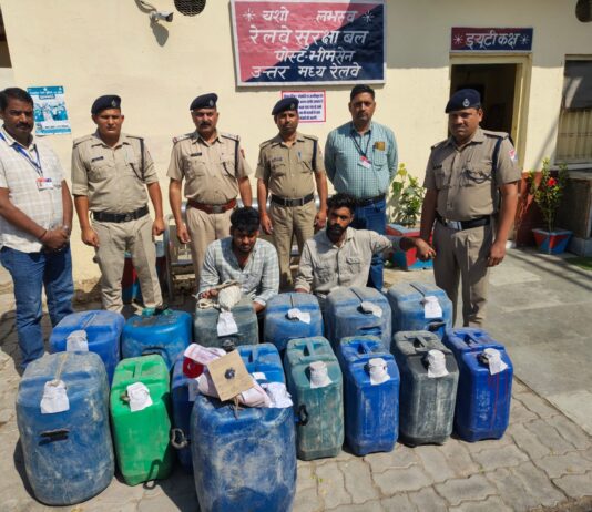 डीजल चोरी प्रकरण का खुलासा, दो गिरफ्तार