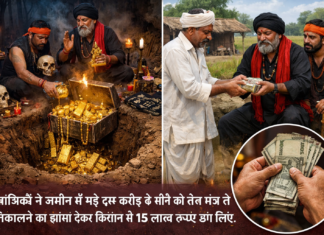 जमीन में गड़े 10 करोड़ के सोना के लालच में 15 लाख गंवाए