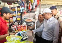 झांसी–ग्वालियर रेलखंड की थर्ड लाइन का निरीक्षण