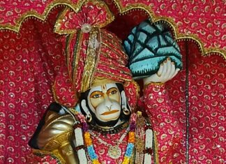 श्री गिरधारी जू मंदिर पर धूमधाम से मनाया गया हनुमंत लाल का प्राकट्योत्सव