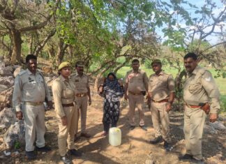 आबकारी अभियान, 208 लीटर अवैध शराब बरामद