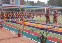 झांसी पुलिस लाइन में महिला रिक्रूट आरक्षियों का भव्य दीक्षांत परेड समारोह