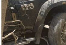 बीयू कैंपस में दौड़ती THAR ने रिटायर्ड रजिस्ट्रार को रौंदा, स्कूटी को घिसीटते ले गई