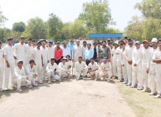 इंटर डिस्ट्रिक्ट सिलेक्शन मैच में औरैया की शानदार जीत