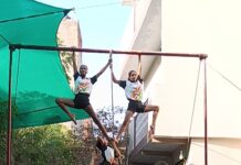 मल्लखंभ कर खिलाड़ियों ने किया हैरतअंगेज प्रदर्शन