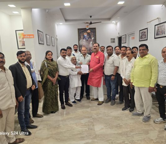 विधायक निधि से मां कर्मा धाम की छत पर टीन शेड व नगरा साहू धर्मशाला में हाल निर्माण की मांग