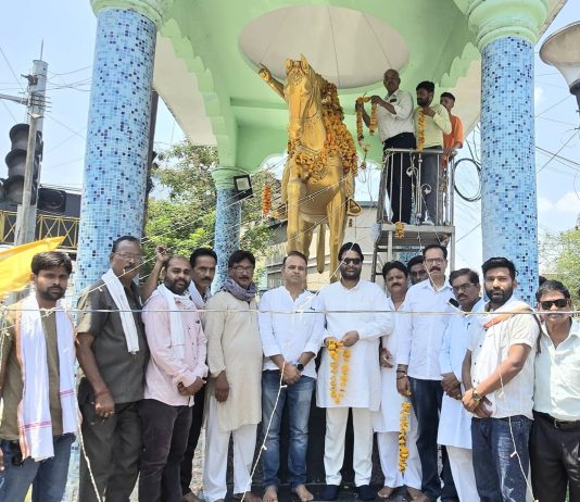 जयंती पर कांग्रेसियों ने लोकमाता अहिल्याबाई होल्कर को किया नमन