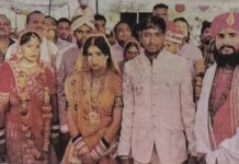 अनूठा सामूहिक विवाह समारोह, आयोजक आशीष ने भी जीवन संगिनी को वर माला पहनाई