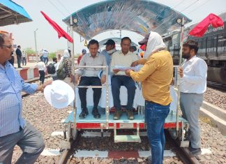खैरार–अकोना खंड पर 120 किमी प्रति घंटे की गति से सफल स्पीड ट्रायल