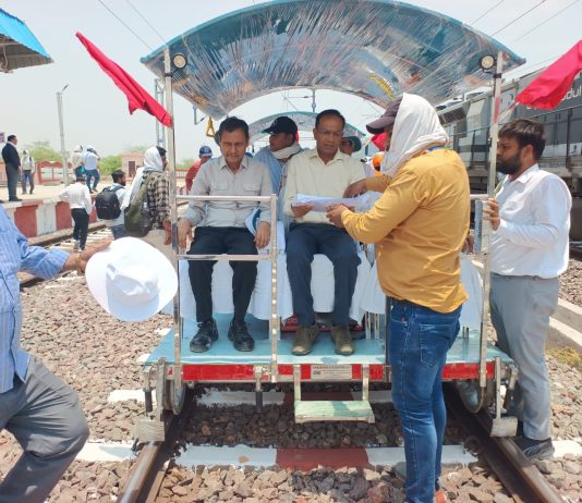 खैरार–अकोना खंड पर 120 किमी प्रति घंटे की गति से सफल स्पीड ट्रायल