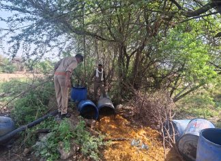आबकारी का विशेष प्रवर्तन अभियान, 220 लीटर अवैध शराब बरामद