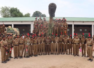 एनसीसी कैडेट्स ने अत्याधुनिक सेल्फ प्रॉपेड तोप की कार्यप्रणाली, सुरक्षित संचालन को जाना