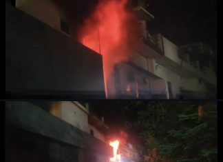 #Jhansi मकान व दुकान में लगी आग से लाखों की क्षति