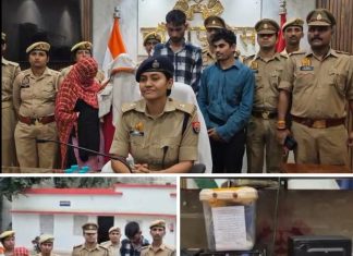 छत्तीसगढ़ के दो शातिर झांसी में चला रहे थे फर्जी मैट्रिमोनियल कॉल सेंटर, 9 युवती समेत 11 दबोचे