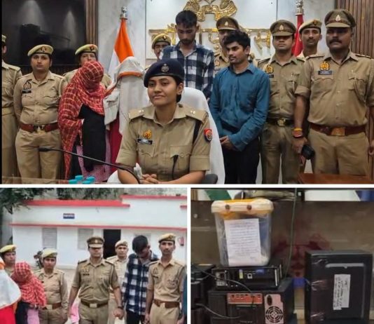 छत्तीसगढ़ के दो शातिर झांसी में चला रहे थे फर्जी मैट्रिमोनियल कॉल सेंटर, 9 युवती समेत 11 दबोचे